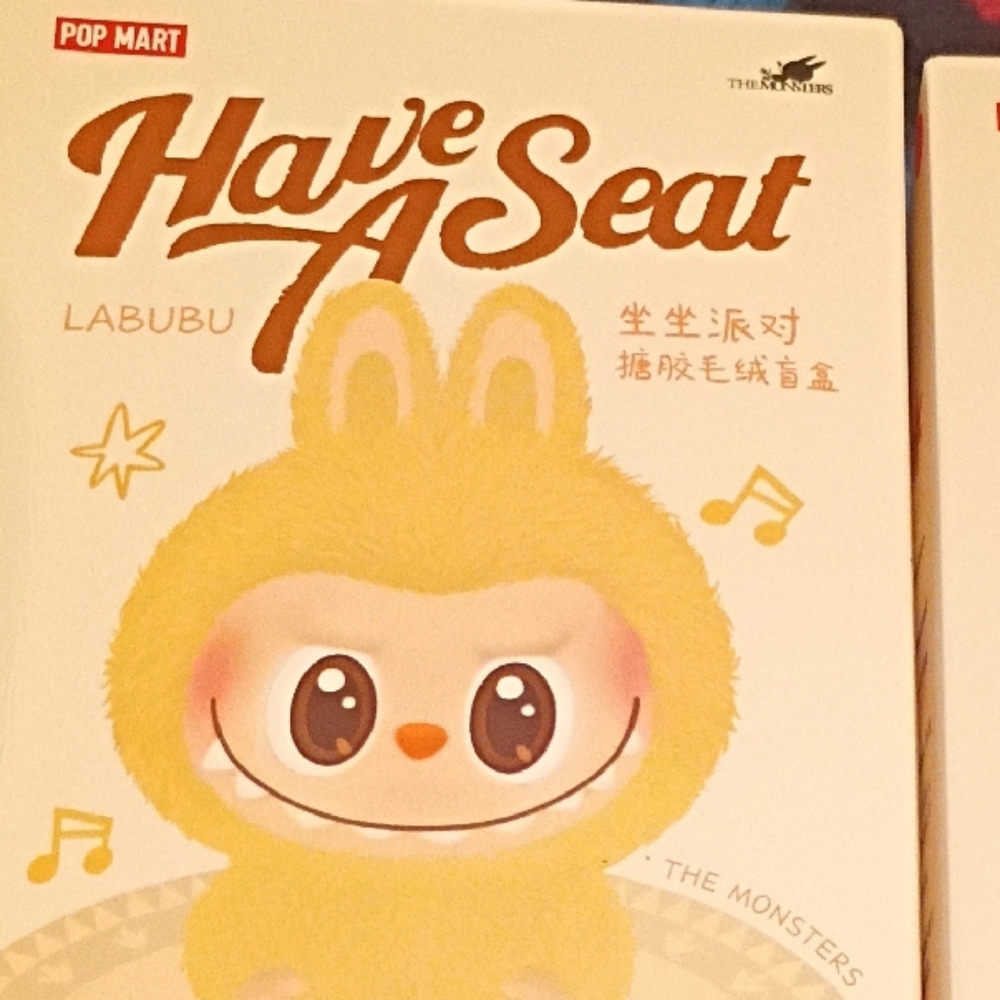 Pop Mart Labubu THE MONSTERS Have a Seat Vinyl Plush Blind Box